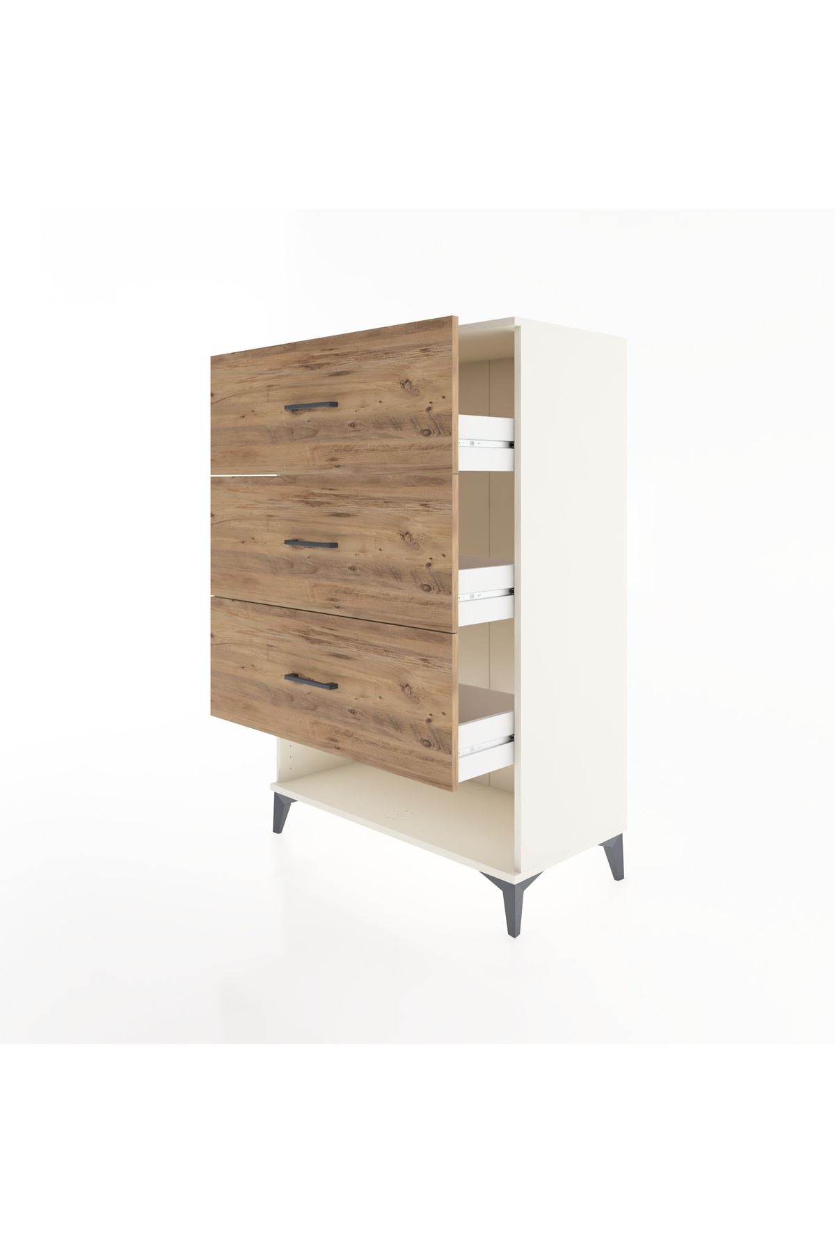 Hyperion Dolap 3 Çekmeceli 88x44x134 - S51M124V3B