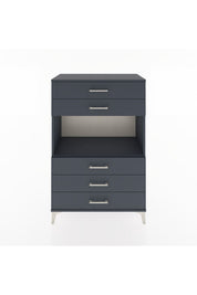 Hyperion Dolap Tek Raflı 5 Çekmeceli 88x44x134 - S51M126V5B