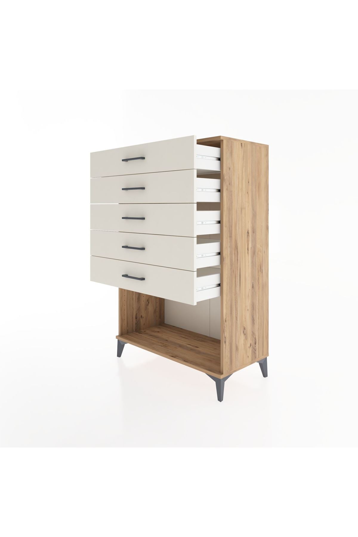 Hyperion Dolap 5 Çekmeceli 88x44x134 - S51M128V7B