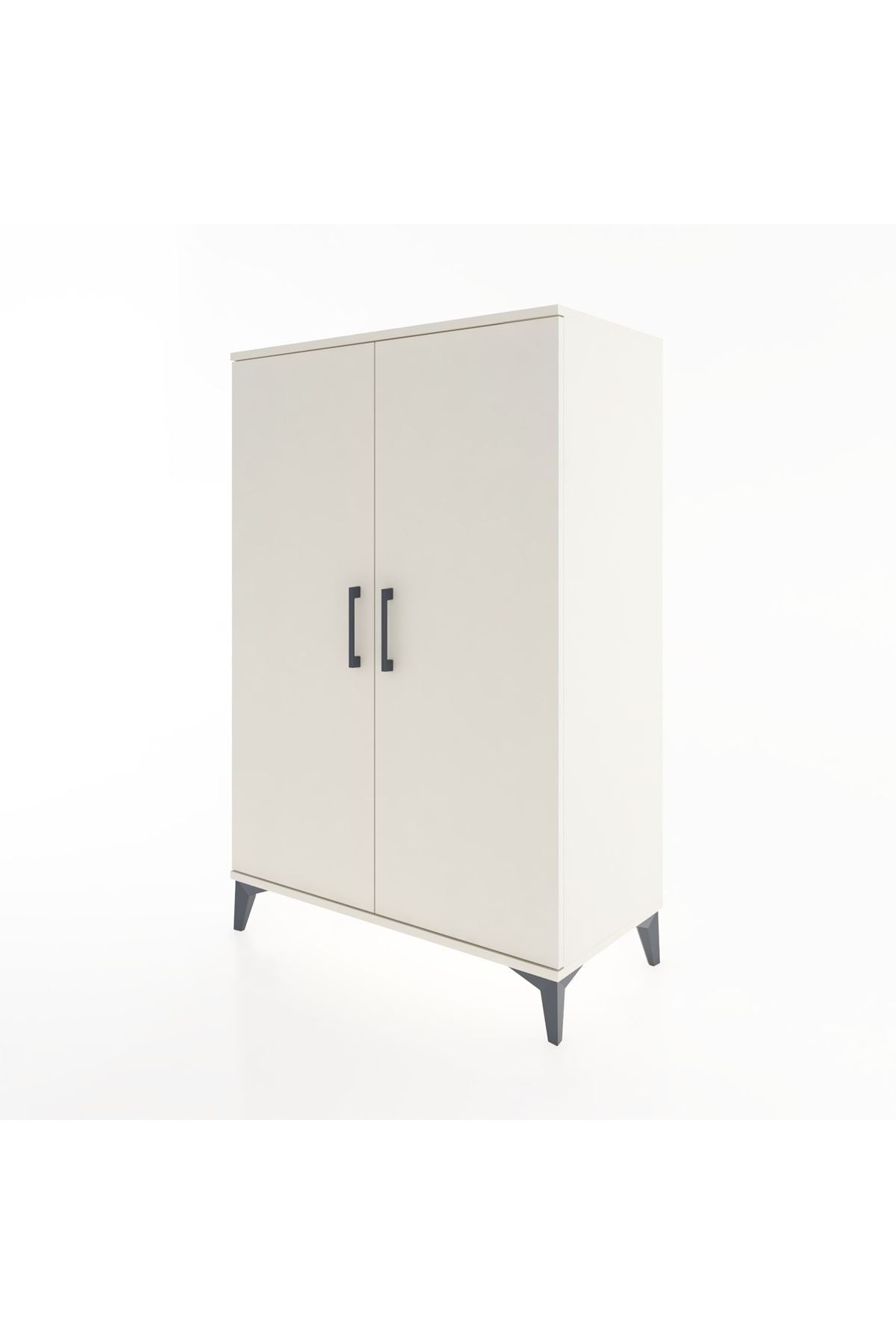 Hyperion Dolap 2 Kapaklı Tek Askılı 88x44x134 - S51M111V1B