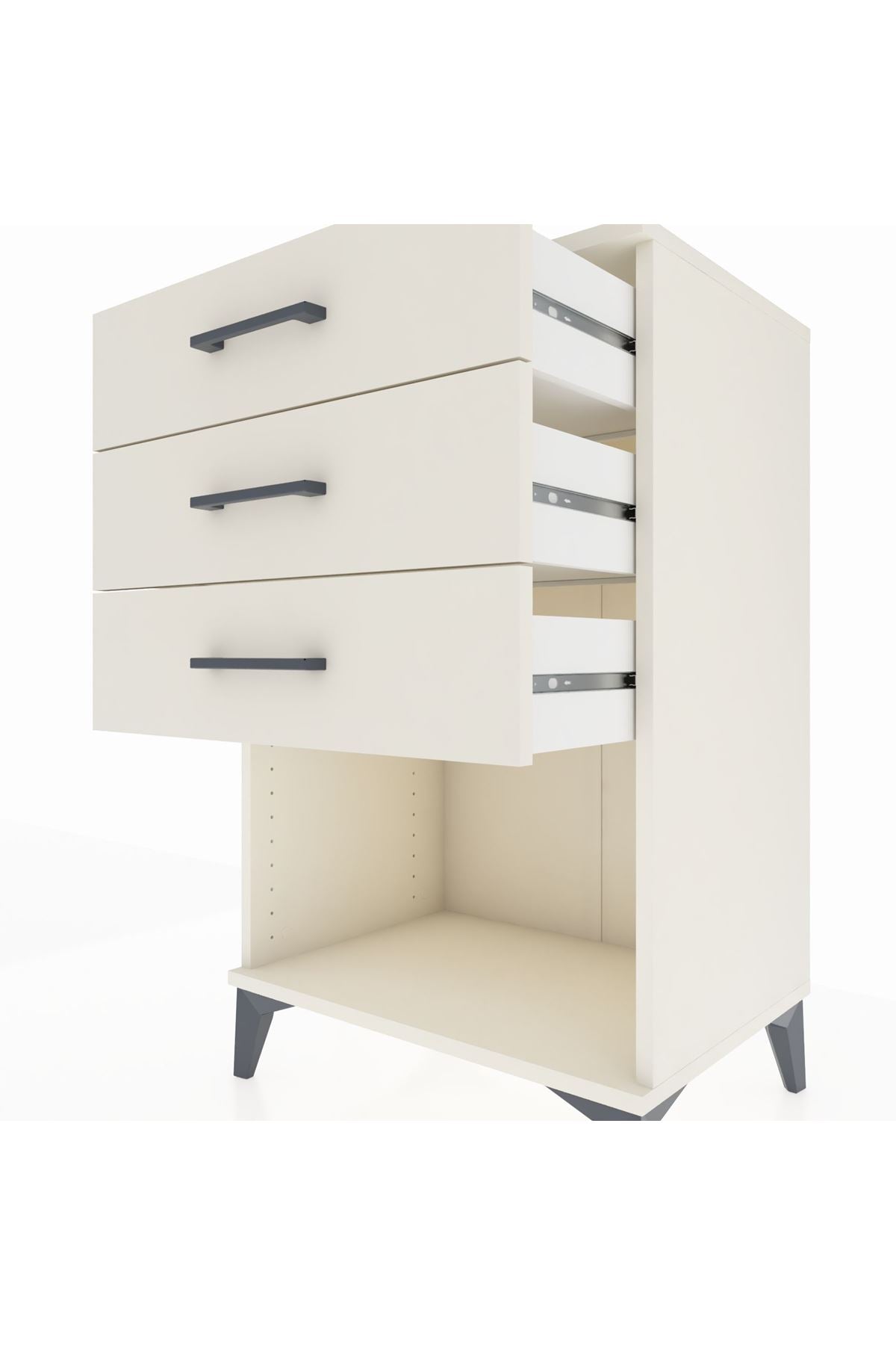 Hyperion Komodin 3 Çekmeceli 60x44x96 - S47M002V1B