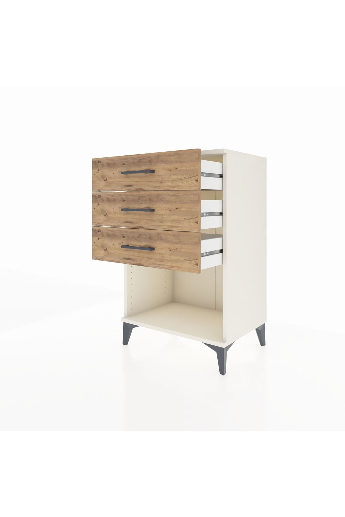 Hyperion Komodin 3 Çekmeceli 60x44x96 - S47M002V3B