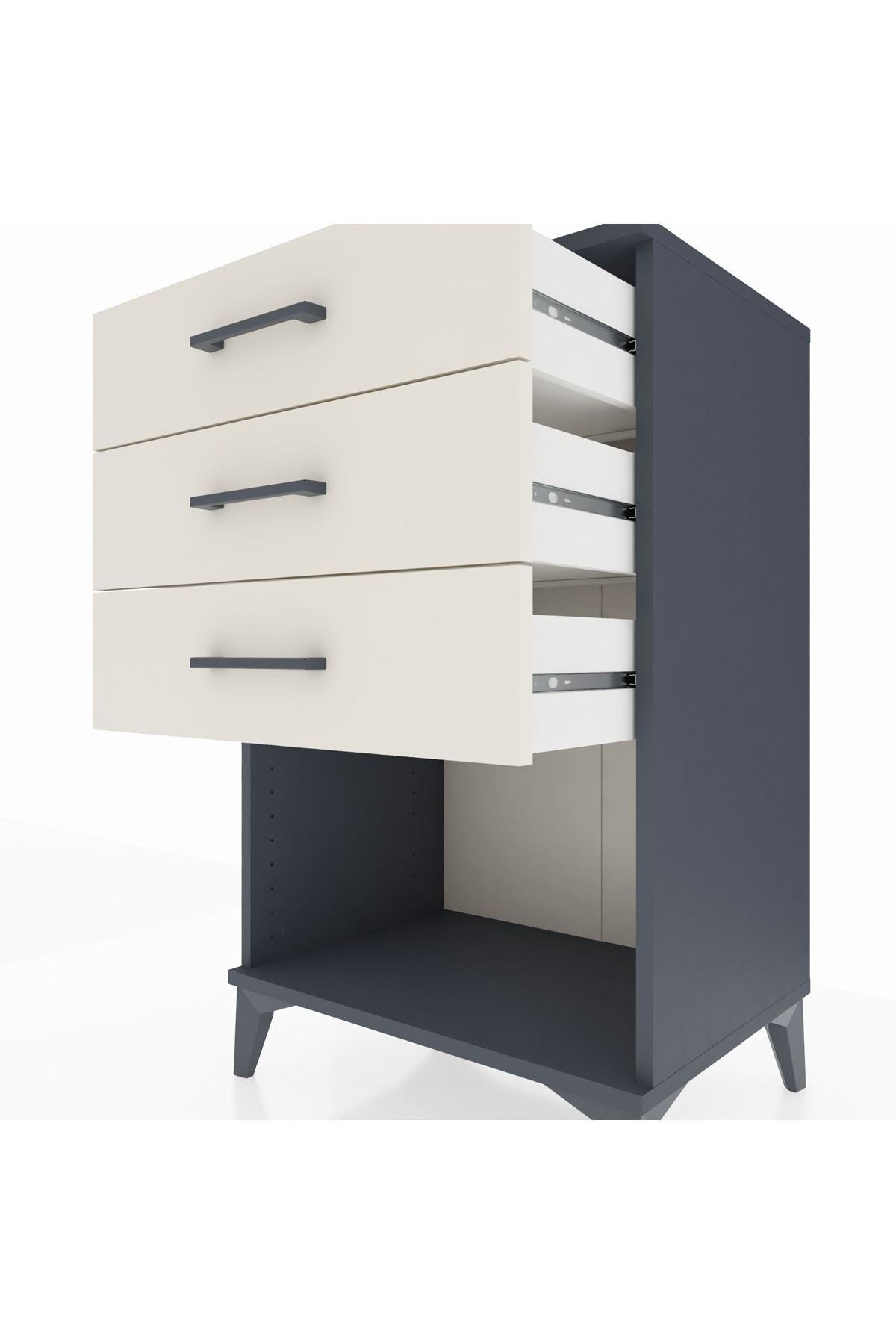 Hyperion Komodin 3 Çekmeceli 60x44x96 - S47M002V4B