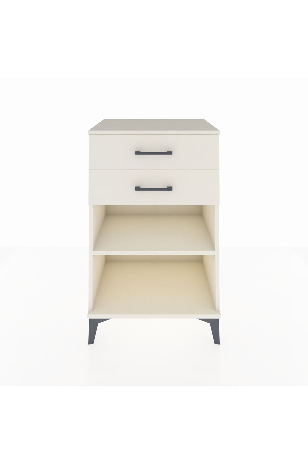 Hyperion Komodin Tek Raflı 2 Çekmeceli 60x44x96 - S47M003V1B