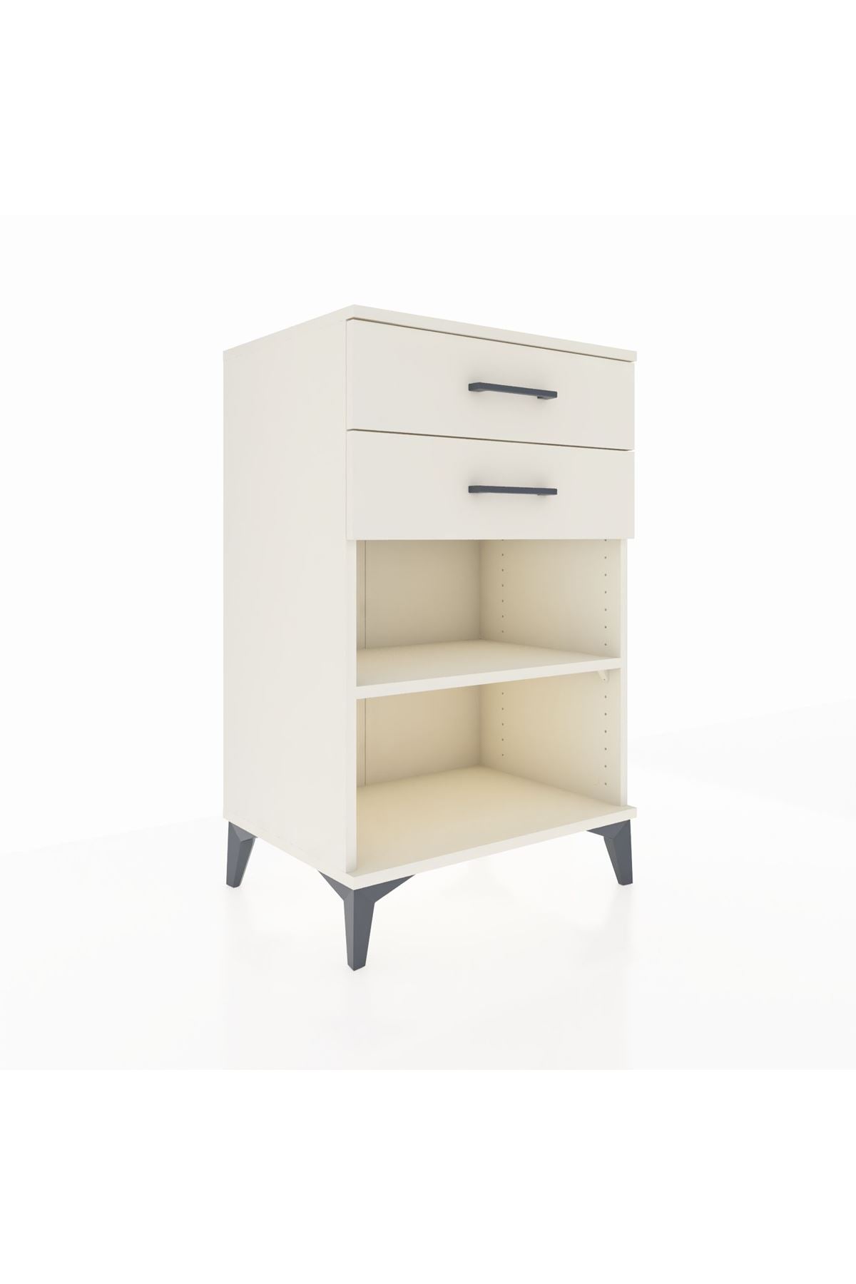 Hyperion Komodin Tek Raflı 2 Çekmeceli 60x44x96 - S47M003V1B