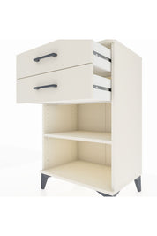 Hyperion Komodin Tek Raflı 2 Çekmeceli 60x44x96 - S47M003V1B