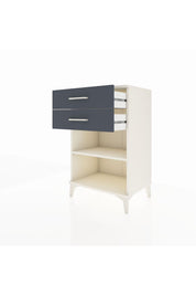 Hyperion Komodin Tek Raflı 2 Çekmeceli 60x44x96 - S47M003V2B