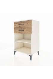 Hyperion Komodin Tek Raflı 2 Çekmeceli 60x44x96 - S47M003V3B