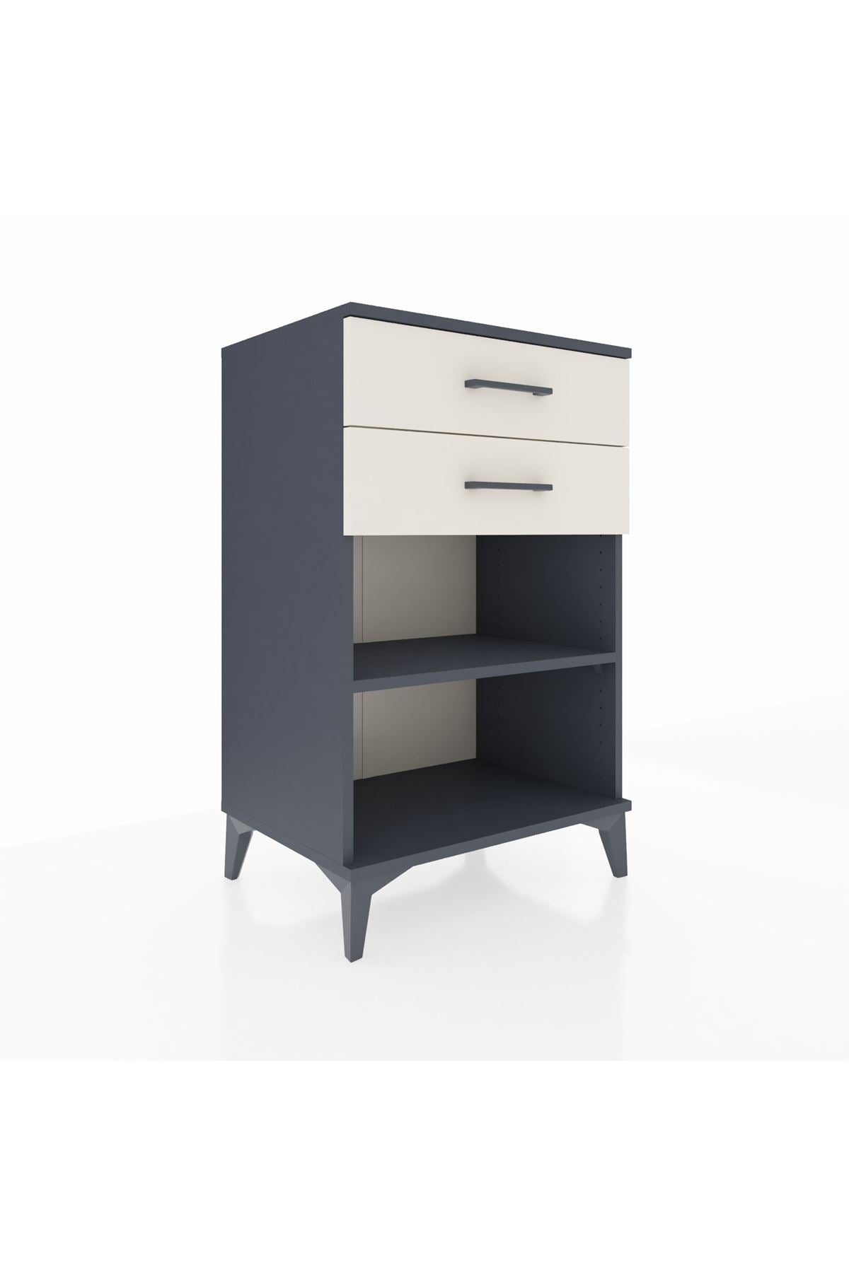 Hyperion Komodin Tek Raflı 2 Çekmeceli 60x44x96 - S47M003V4B