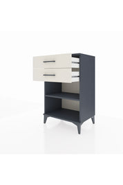 Hyperion Komodin Tek Raflı 2 Çekmeceli 60x44x96 - S47M003V4B