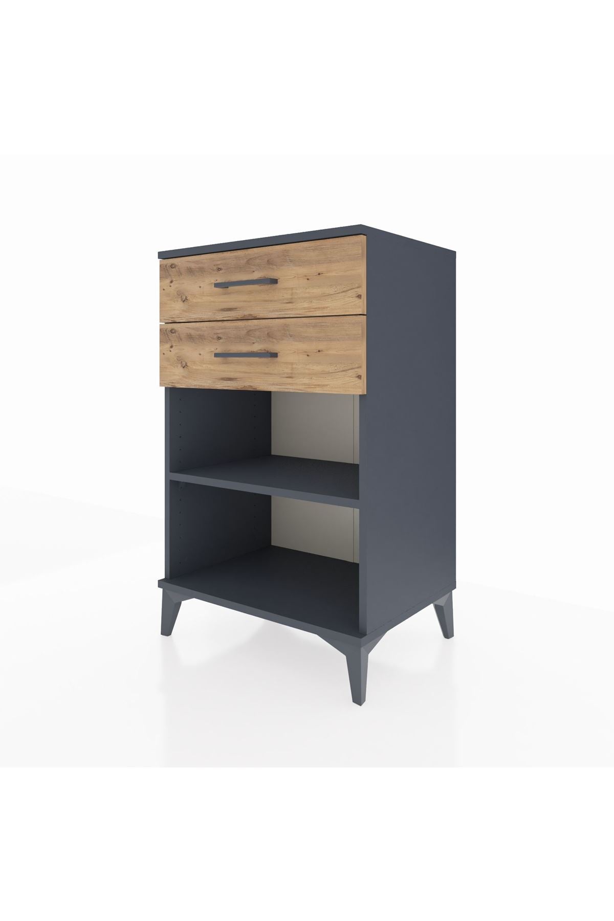 Hyperion Komodin Tek Raflı 2 Çekmeceli 60x44x96 - S47M003V6B