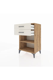 Hyperion Komodin Tek Raflı 2 Çekmeceli 60x44x96 - S47M003V7B