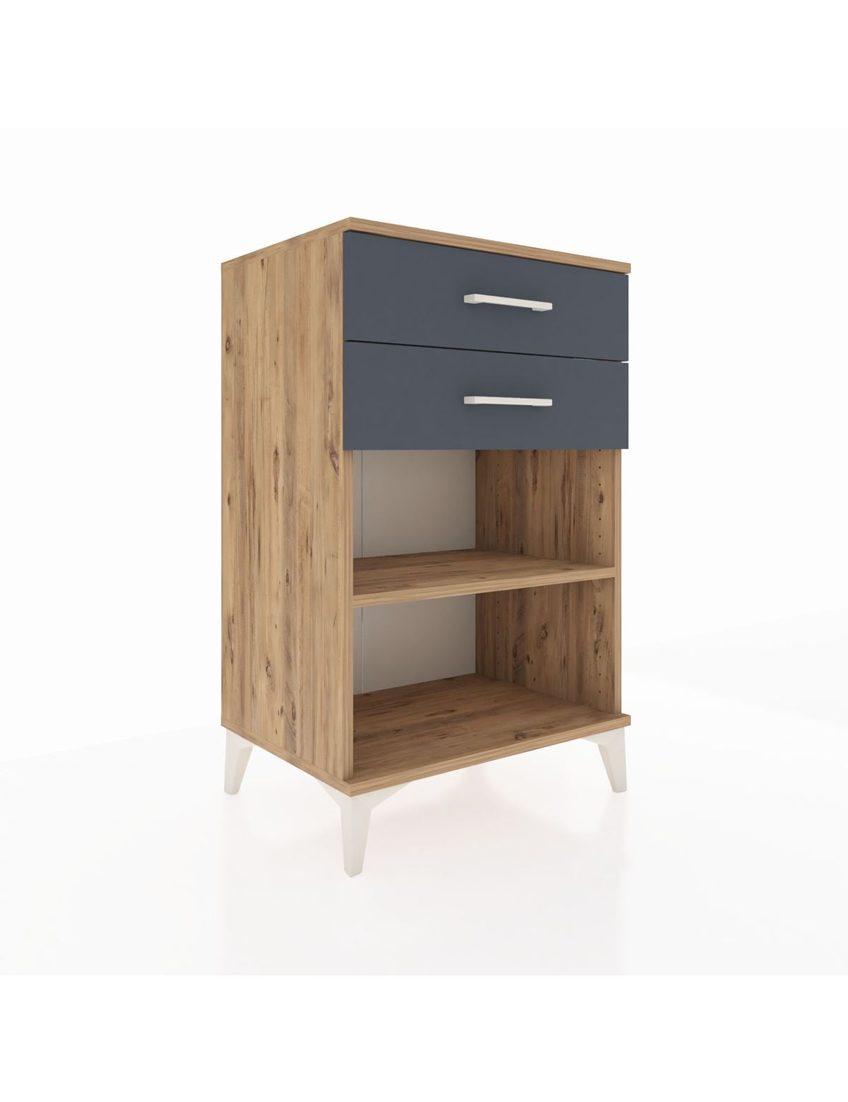 Hyperion Komodin Tek Raflı 2 Çekmeceli 60x44x96 - S47M003V8B