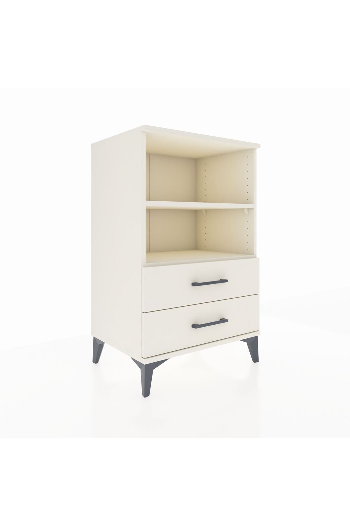 Hyperion Komodin 2 Raflı 2 Çekmeceli 60x44x96 - S47M004V1B