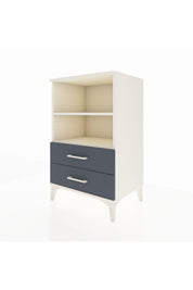Hyperion Komodin 2 Raflı 2 Çekmeceli 60x44x96 - S47M004V2B