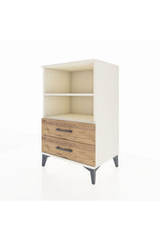 Hyperion Komodin 2 Raflı 2 Çekmeceli 60x44x96 - S47M004V3B