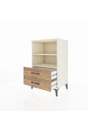 Hyperion Komodin 2 Raflı 2 Çekmeceli 60x44x96 - S47M004V3B