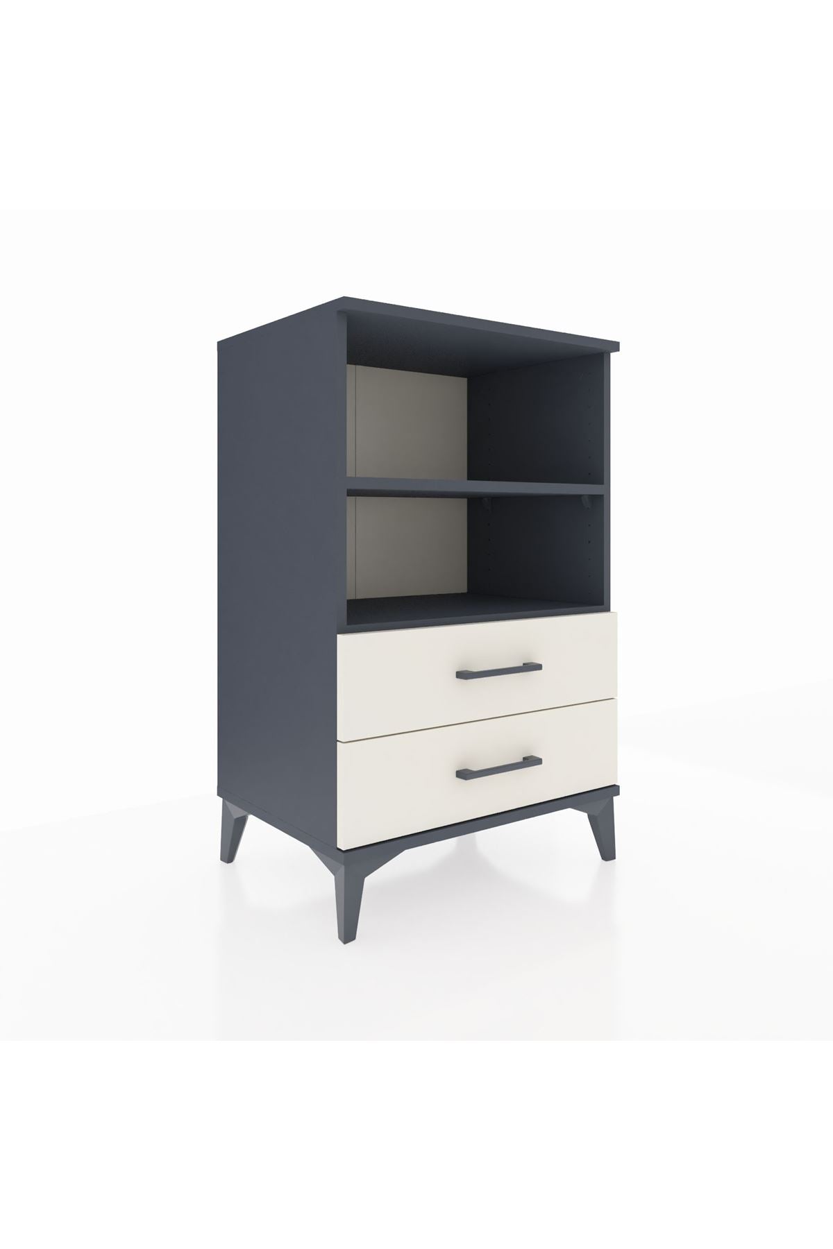 Hyperion Komodin 2 Raflı 2 Çekmeceli 60x44x96 - S47M004V4B