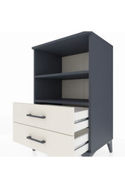 Hyperion Komodin 2 Raflı 2 Çekmeceli 60x44x96 - S47M004V4B