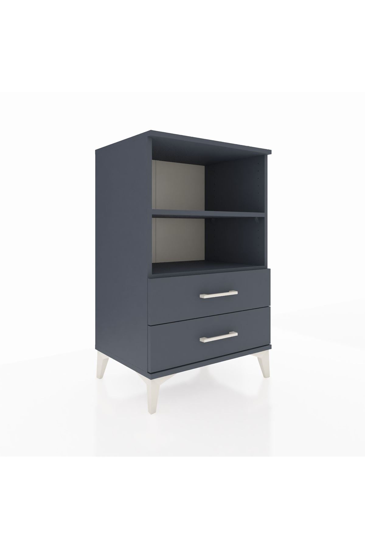 Hyperion Komodin 2 Raflı 2 Çekmeceli 60x44x96 - S47M004V5B