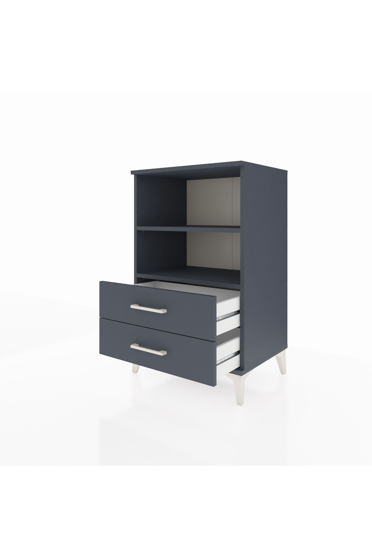Hyperion Komodin 2 Raflı 2 Çekmeceli 60x44x96 - S47M004V5B