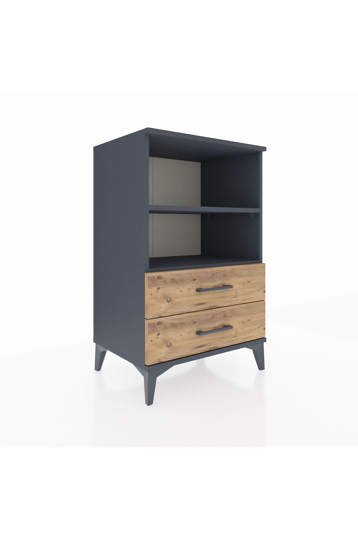 Hyperion Komodin 2 Raflı 2 Çekmeceli 60x44x96 - S47M004V6B