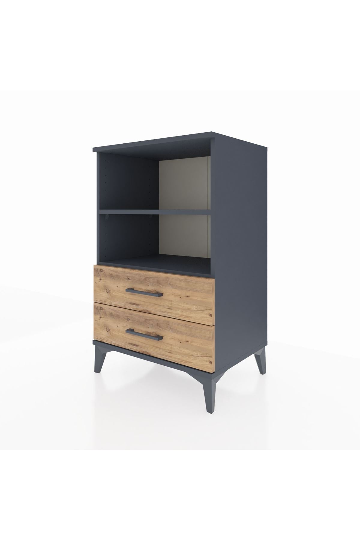 Hyperion Komodin 2 Raflı 2 Çekmeceli 60x44x96 - S47M004V6B