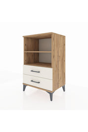 Hyperion Komodin 2 Raflı 2 Çekmeceli 60x44x96 - S47M004V7B