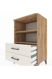 Hyperion Komodin 2 Raflı 2 Çekmeceli 60x44x96 - S47M004V7B
