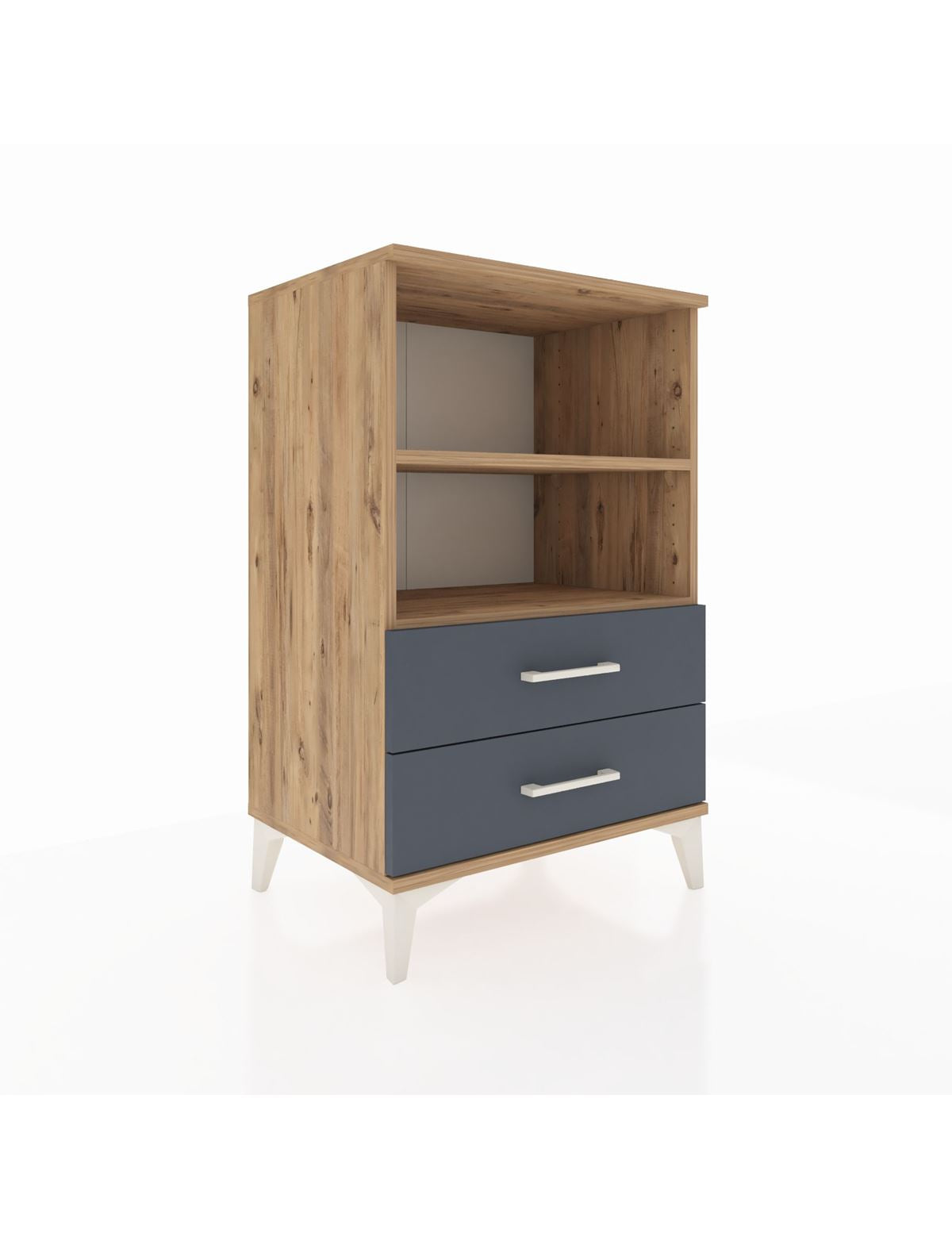 Hyperion Komodin 2 Raflı 2 Çekmeceli 60x44x96 - S47M004V8B