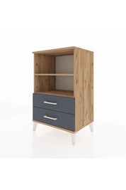 Hyperion Komodin 2 Raflı 2 Çekmeceli 60x44x96 - S47M004V8B