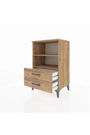 Hyperion Komodin 2 Raflı 2 Çekmeceli 60x44x96 - S47M004V9B