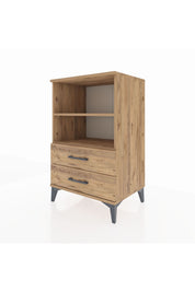 Hyperion Komodin 2 Raflı 2 Çekmeceli 60x44x96 - S47M004V9B