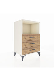 Hyperion Komodin Tek Raflı 3 Çekmeceli 60x44x96 - S47M005V3B