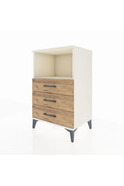 Hyperion Komodin Tek Raflı 3 Çekmeceli 60x44x96 - S47M005V3B