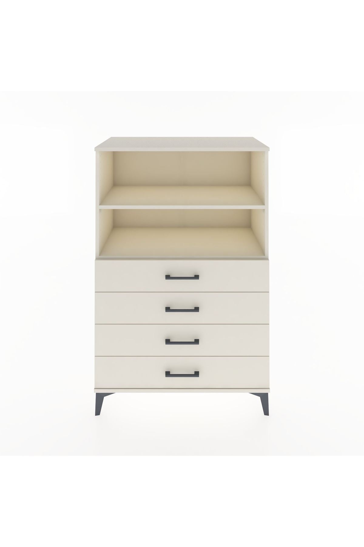 Hyperion Dolap 2 Raflı 4 Çekmeceli 88x44x134 - S51M129V1B