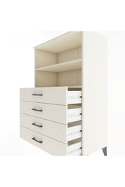 Hyperion Dolap 2 Raflı 4 Çekmeceli 88x44x134 - S51M129V1B
