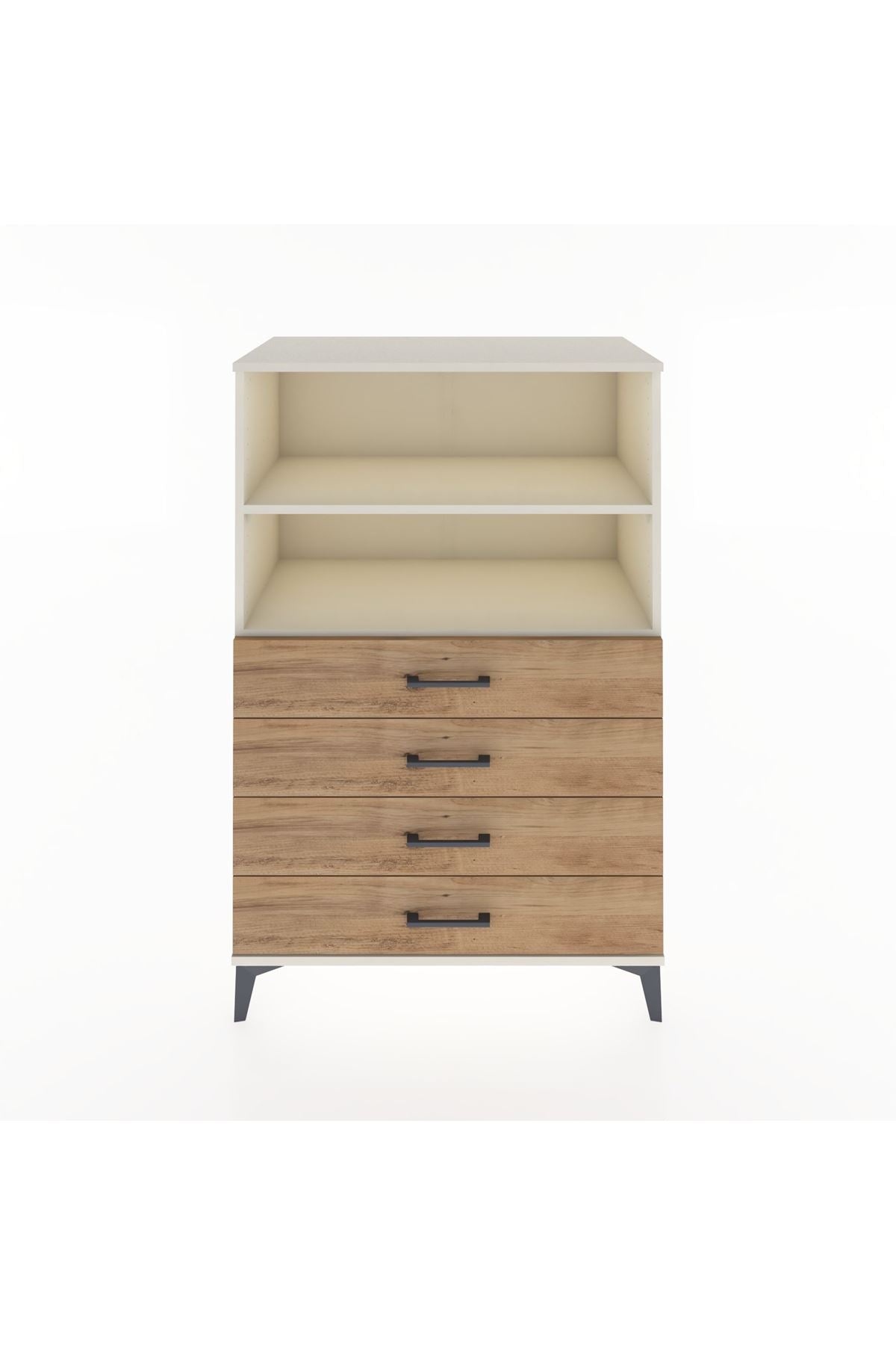 Hyperion Dolap 2 Raflı 4 Çekmeceli 88x44x134 - S51M129V3B