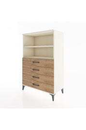 Hyperion Dolap 2 Raflı 4 Çekmeceli 88x44x134 - S51M129V3B