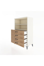 Hyperion Dolap 2 Raflı 4 Çekmeceli 88x44x134 - S51M129V3B