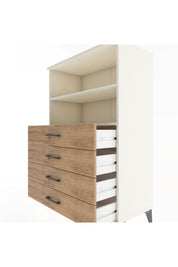 Hyperion Dolap 2 Raflı 4 Çekmeceli 88x44x134 - S51M129V3B