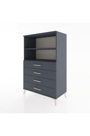 Hyperion Dolap 2 Raflı 4 Çekmeceli 88x44x134 - S51M129V5B