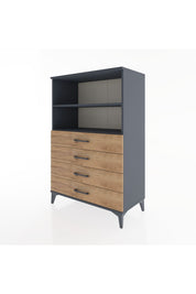 Hyperion Dolap 2 Raflı 4 Çekmeceli 88x44x134 - S51M129V6B