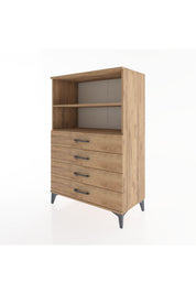 Hyperion Dolap 2 Raflı 4 Çekmeceli 88x44x134 - S51M129V9B