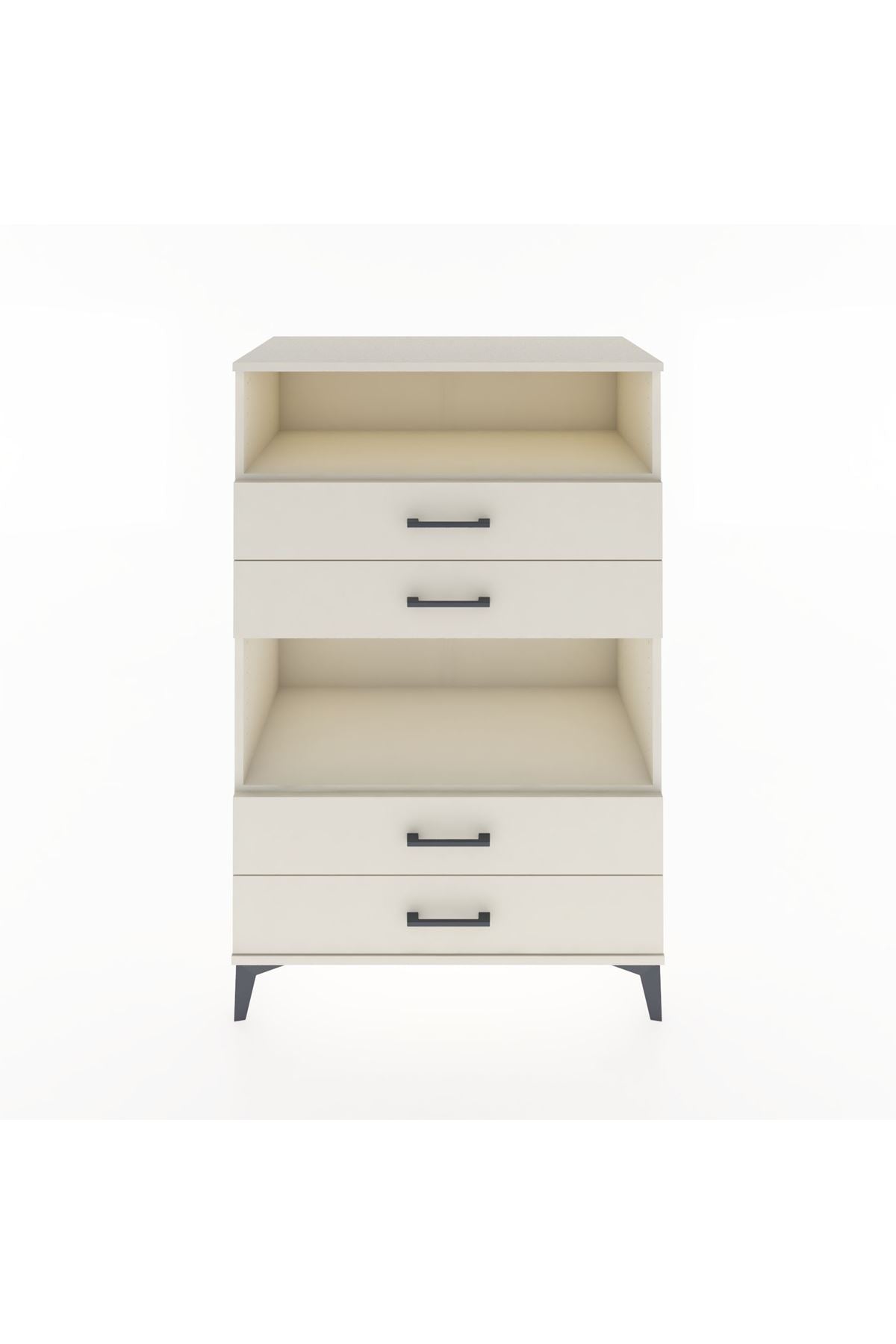 Hyperion Dolap 2 Raflı 4 Çekmeceli 88x44x134 - S51M130V1B