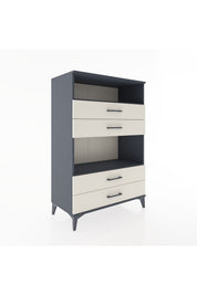 Hyperion Dolap 2 Raflı 4 Çekmeceli 88x44x134 - S51M130V4B