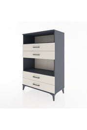 Hyperion Dolap 2 Raflı 4 Çekmeceli 88x44x134 - S51M130V4B