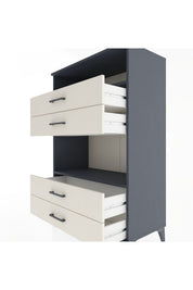 Hyperion Dolap 2 Raflı 4 Çekmeceli 88x44x134 - S51M130V4B