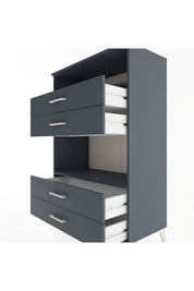 Hyperion Dolap 2 Raflı 4 Çekmeceli 88x44x134 - S51M130V5B