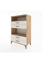 Hyperion Dolap 2 Raflı 4 Çekmeceli 88x44x134 - S51M130V7B